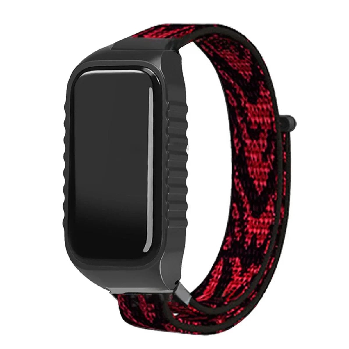 「Xiaomi Smart Band 8 Active 用 ナイロンループストラップ リストバンド 交換用ベルト アクセサリー」 バンドカラー: 並行輸入品