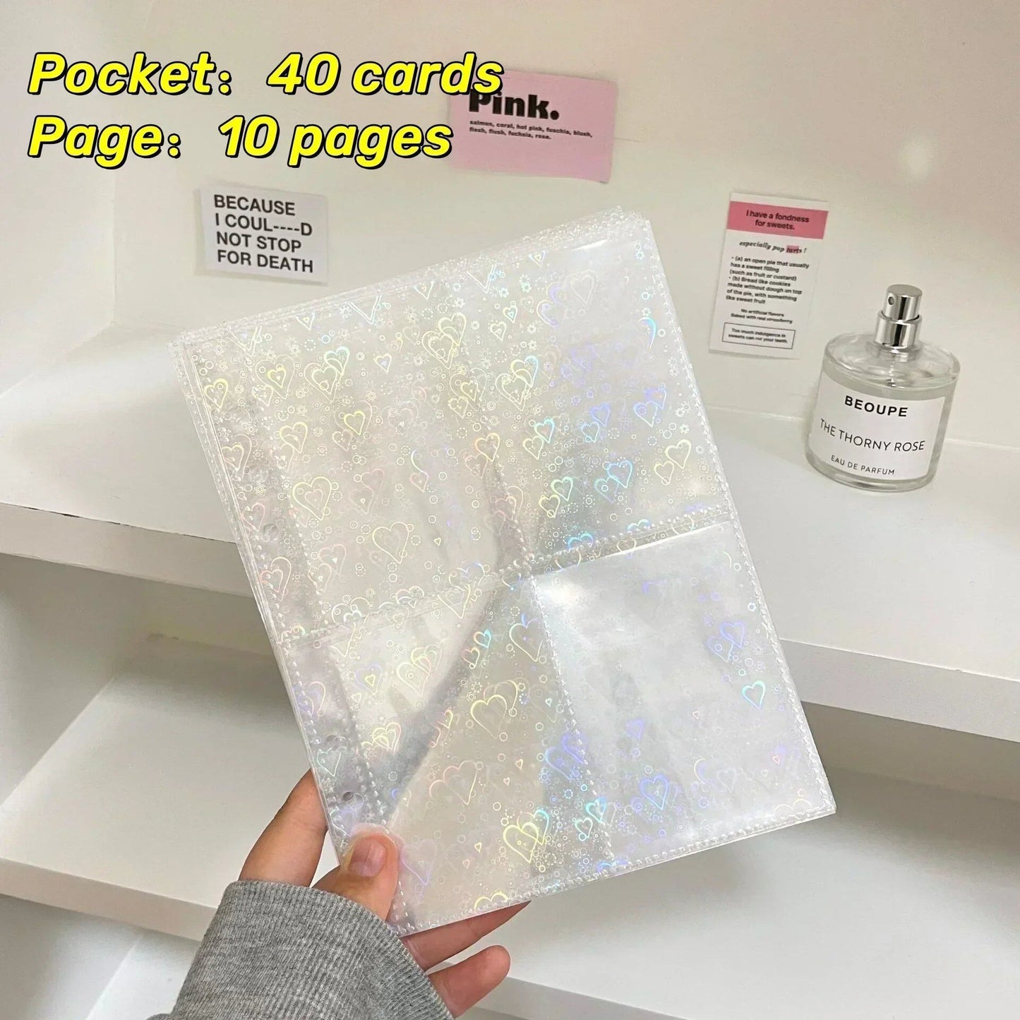 1-4 Grid Multi-Pocket Photo Card Binder Inner Pages for A5 KPOP Photo Cards, Sleeves, Photo Albums, Page Protectors, Card Sleeve Sheets (Parallel Import)