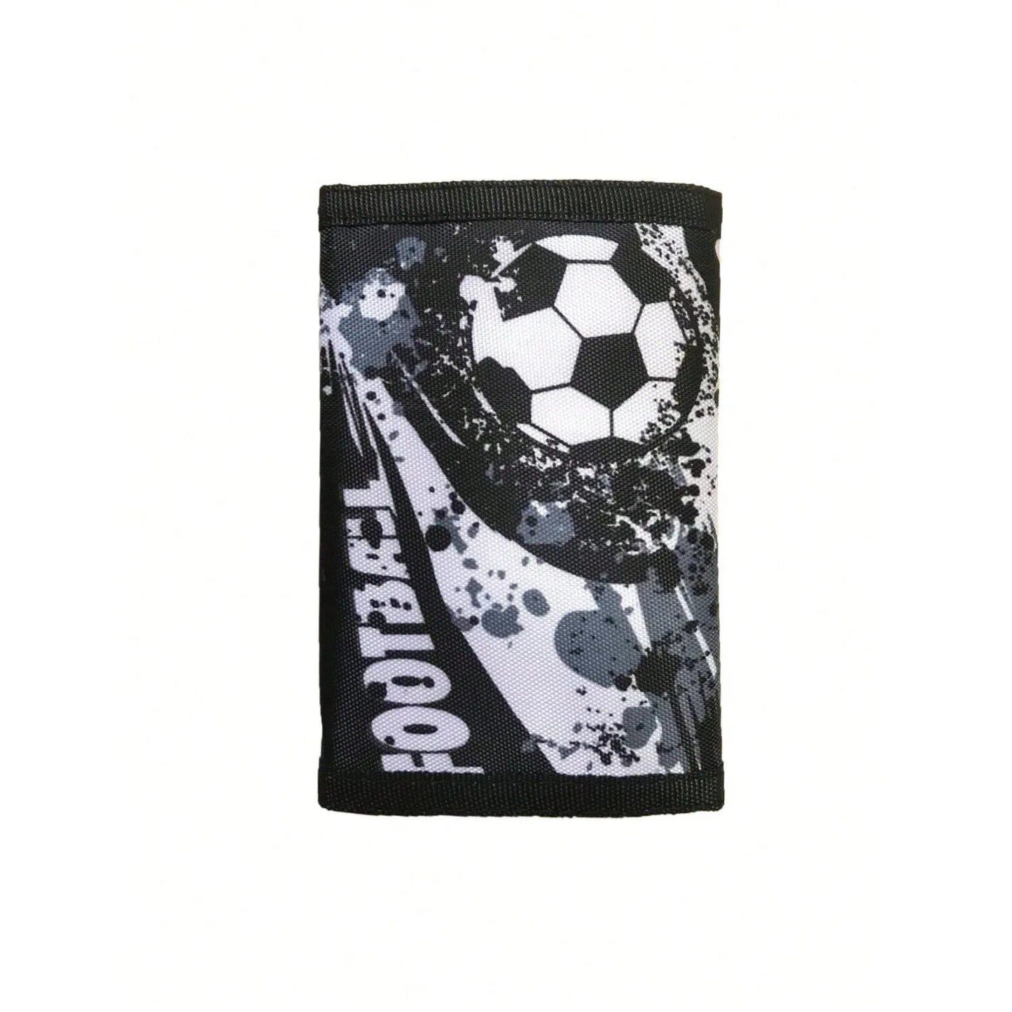 サッカーフットボールプリント キッズ財布 男の子用スリム財布 三つ折り スポーツ トラベル用コインケース付き カードホルダー 子供用ギフト カラー:マルチカラー 並行輸入品サッカーフットボールプリント キッズ財布 男の子用スリム財布 三つ折り スポーツ トラベル用コインケース付き カードホルダー 子供用ギフト カラー:マルチカラー 並行輸入品