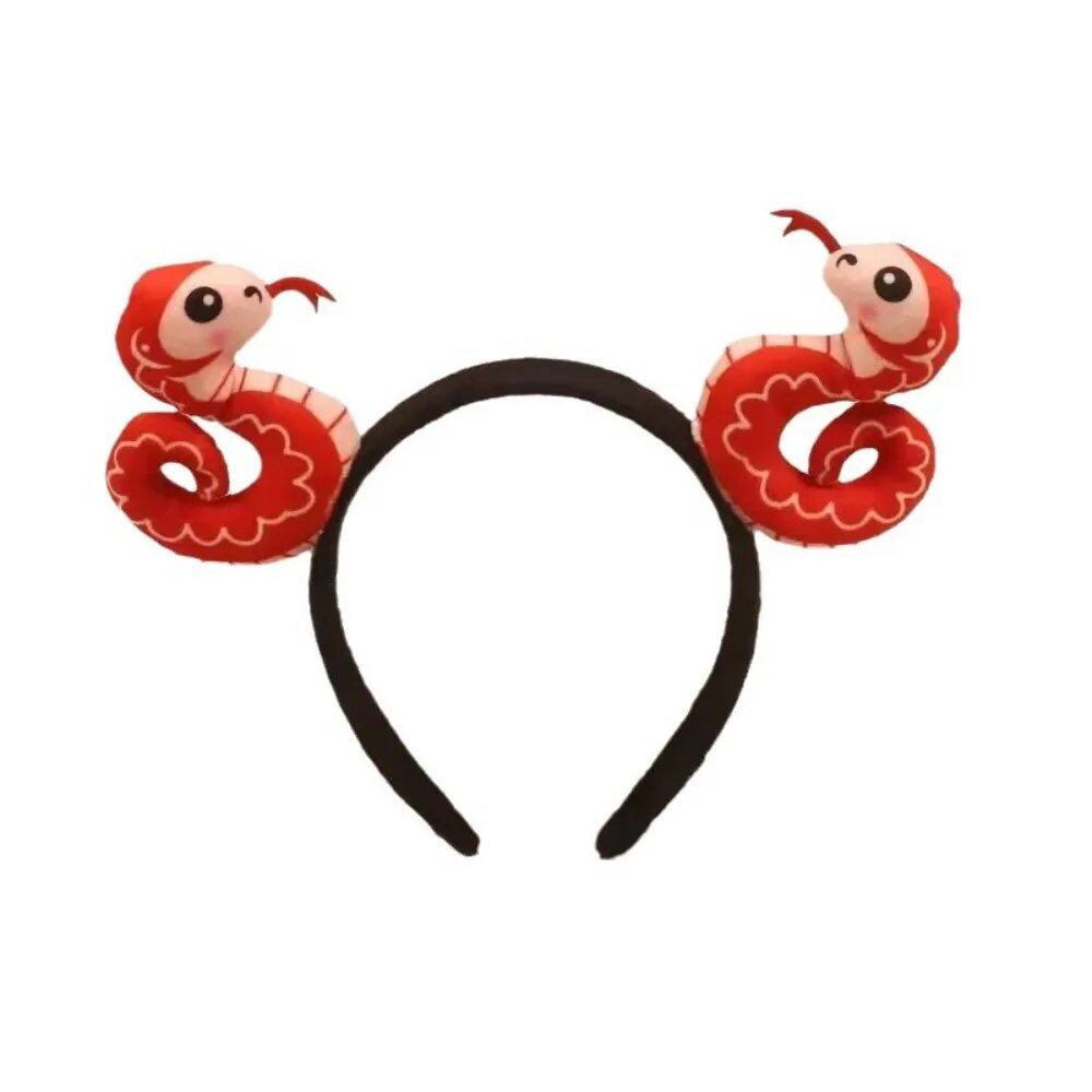 Cute Snake Headband, Funny Zodiac Snake Hairpin for Photography, Performance Accessory, Color: AGU56, Parallel Import