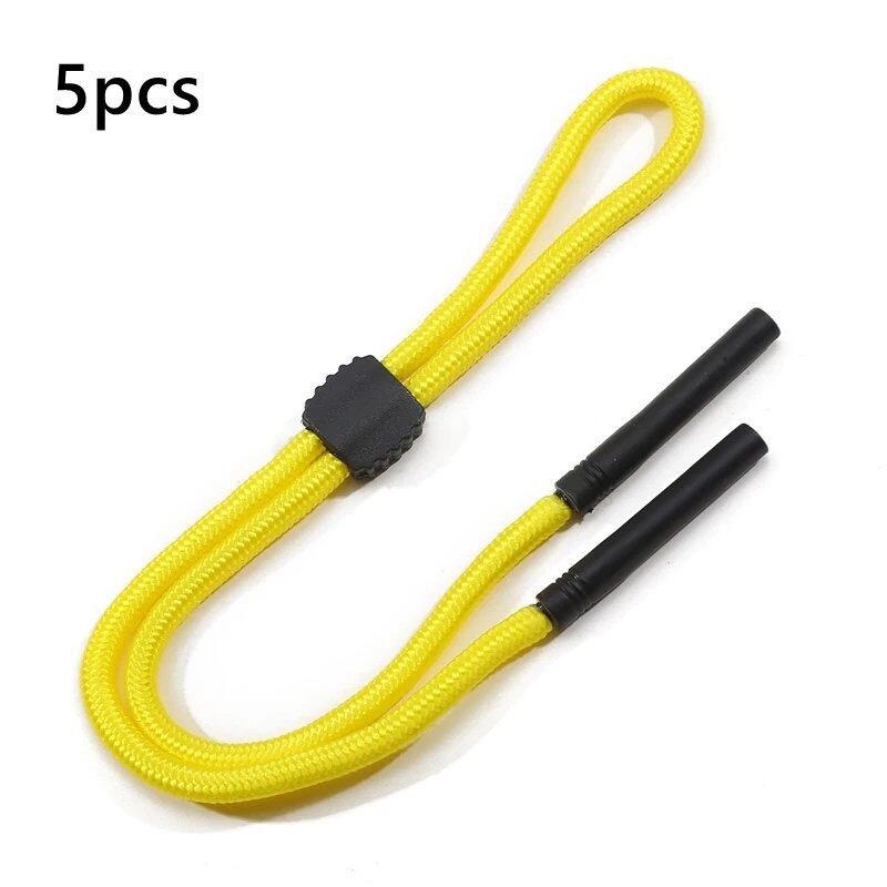 1/5 Piece Non-Slip Sunglasses Cord, Unisex, Outdoor Sports Glasses Strap, Polyester Elastic Neck Strap, Parallel Import