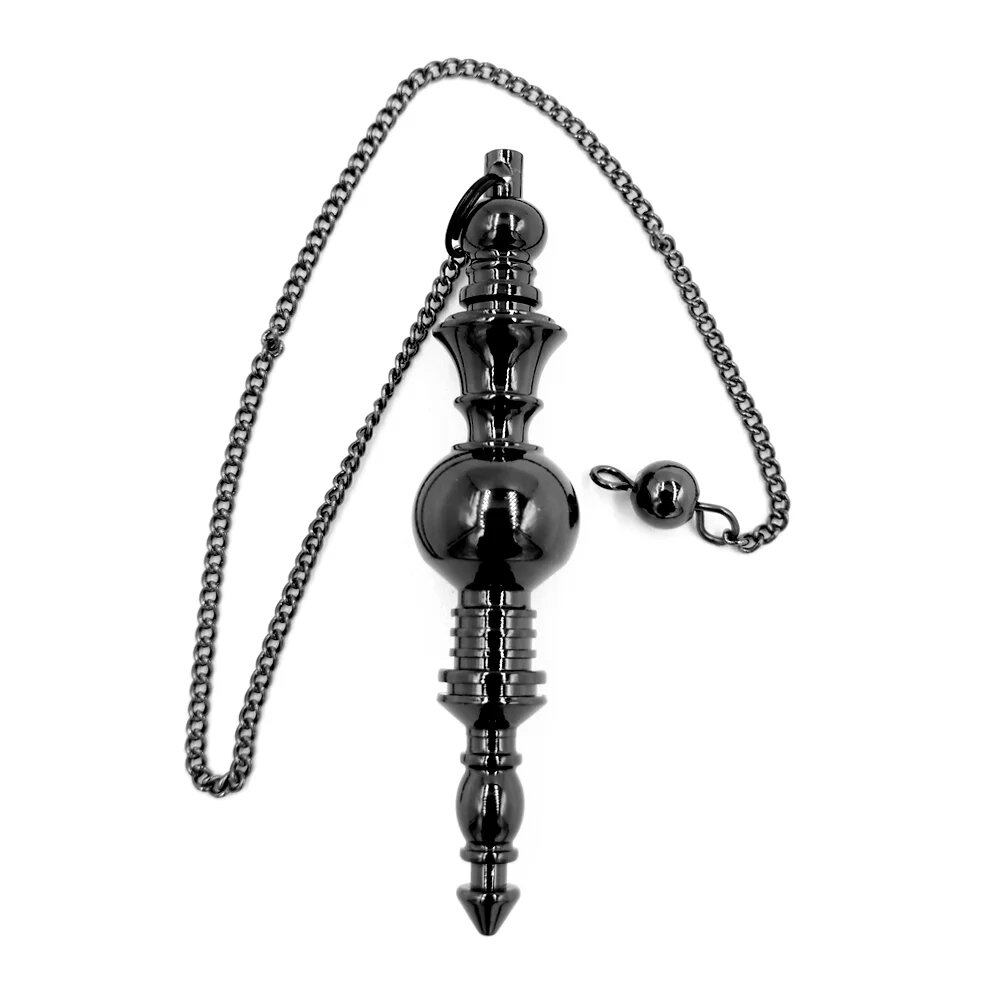 Copper Metal Pendulum, Dowsing Pendulum, Spiritual Divination Healing Tool, Wiccan Balancing Tip Cone Pendant, Parallel Import