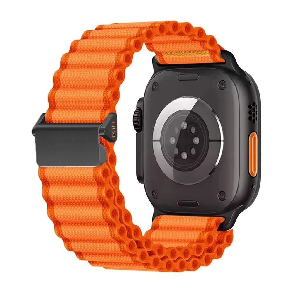 Alpine Loop Strap for Apple Watch Ultra 2 - Nylon Wristband for iWatch Series 10/9/8/7/6/5/4 (49mm, 46mm, 45mm, 44mm, 42mm) - Sizes: 42mm, 44mm, 45mm, 46mm, 49mm; Band Colors: ; Shipped from: Parallel Import