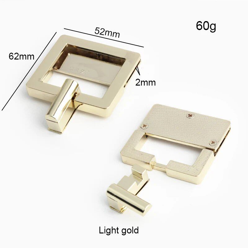 Set of 1-5-20 Metal Bag Locks for Handbags and Shoulder Bags, Magnetic Locks, Twist Locks, Decorative Clasps, DIY Craft Hardware Accessories, Size: Parallel Import