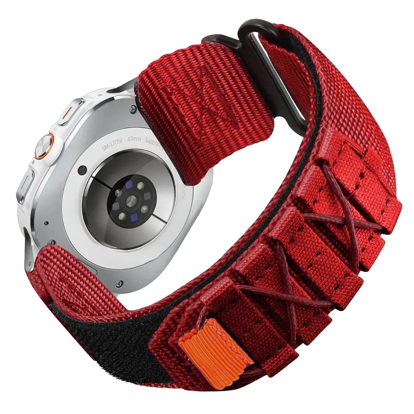 Non-Gap Nylon Strap, Quick Fit Band, Sport Bracelet for Samsung Galaxy Watch 7 Ultra (47mm) - Size: ; Band Width: Galaxy Watch 7 Ultra; Parallel Import