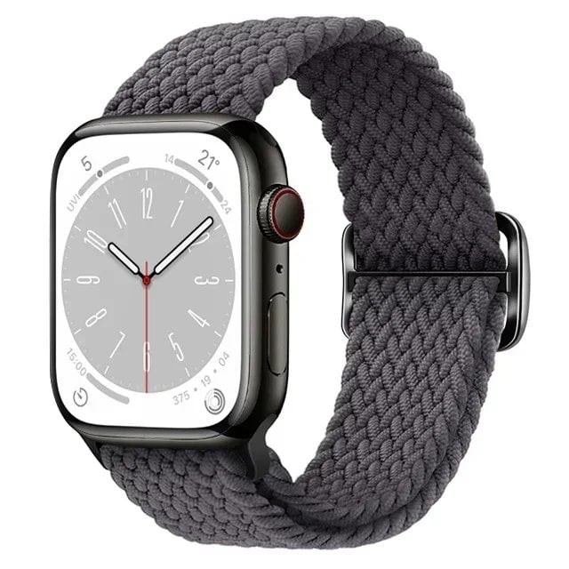 Apple Watch Ultra 2用ナイロンストラップ バンド 49mm 40mm 44mm 41mm 38mm 45mm 伸縮ブレイデッドループ リストバンド iWatch Series 9/8/7/6/SE/5/4対応 バンドカラー:mm 並行輸入品