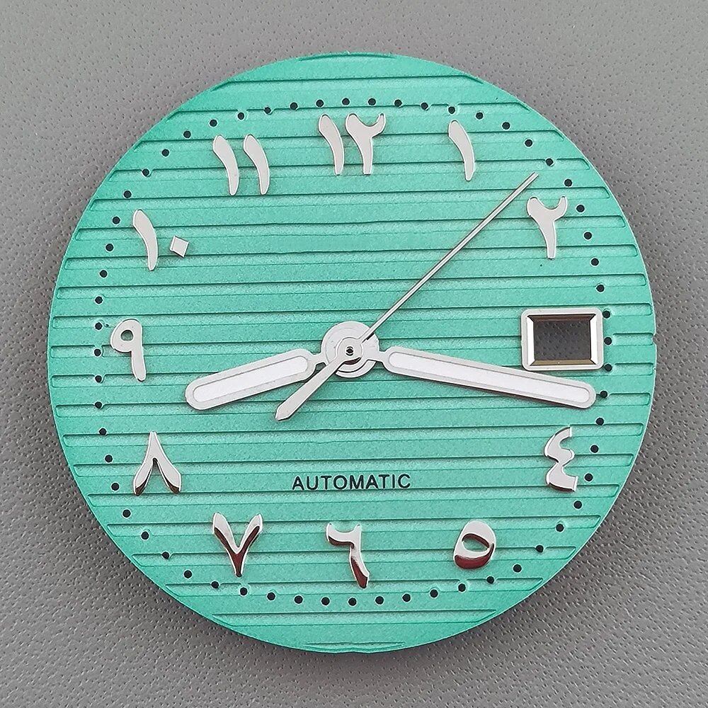 30.5mm Nautilus Arabic Dial (Non-Luminous) for NH35 Movement, Watch Parts, Repair, Color: Parallel Import