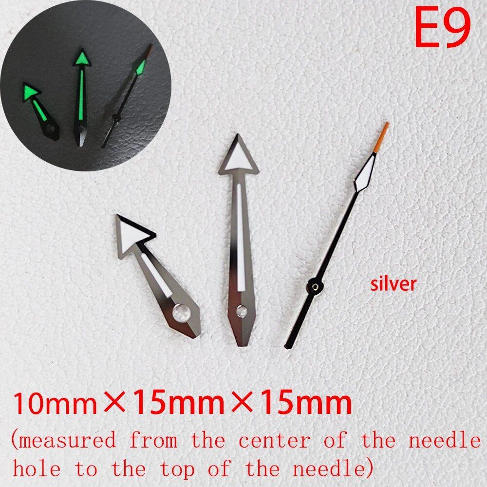 ETA Series Watch Accessories, Green & Blue Super Luminous Hands for ETA 2824, 2892, 2836, and 2834, Parallel Import