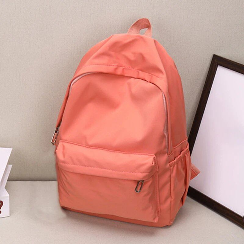 女子用スクールバッグ 防水 大容量 スムーズジッパー シンプルデザイン ティーン向け カジュアルデイパック 学生用バッグ 新作 並行輸入品