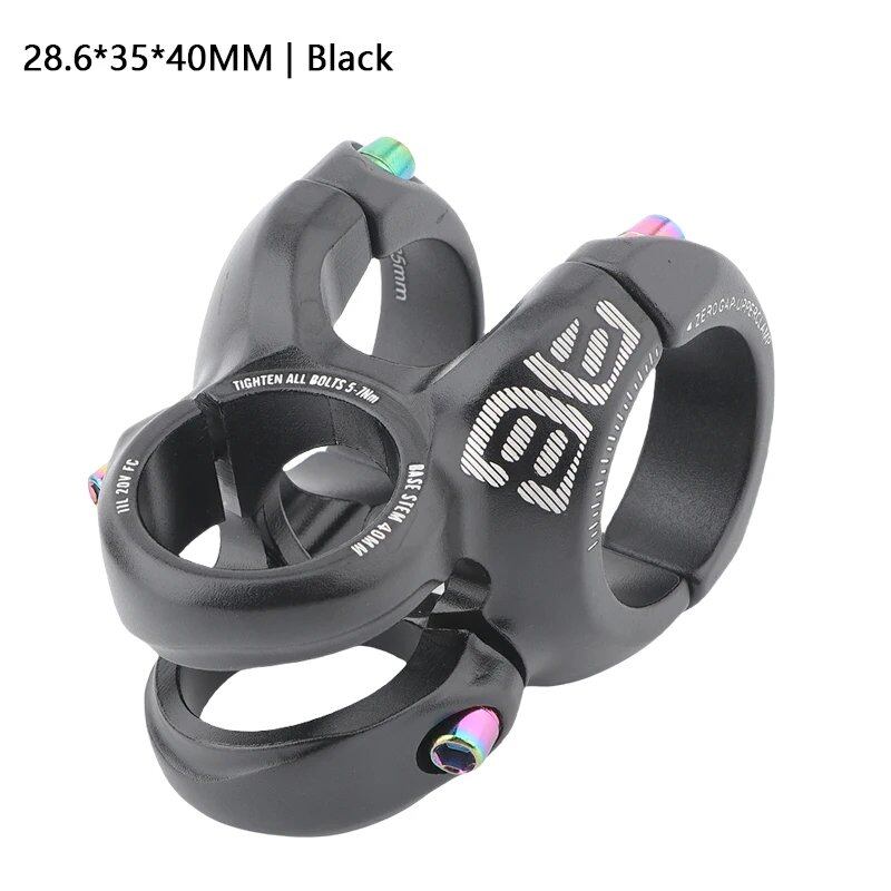 HASSNS DH40 Mountain Bike Stem, Short Power Handlebar Table for Road Bikes, MTB Power Stem, 28.6*31.8/35*40mm, Stem Riser, Cycling Bridge, Color: DH40, Parallel Import