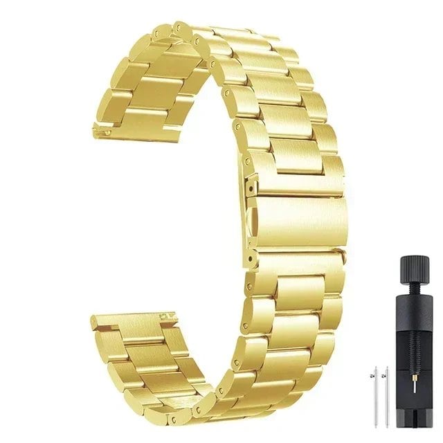 22mm Stainless Steel Strap for CMF by Nothing Watch Pro, Metal Bracelet, Watch Band, Compatible with CMF Watch Pro 2, Band Color: Parallel Import