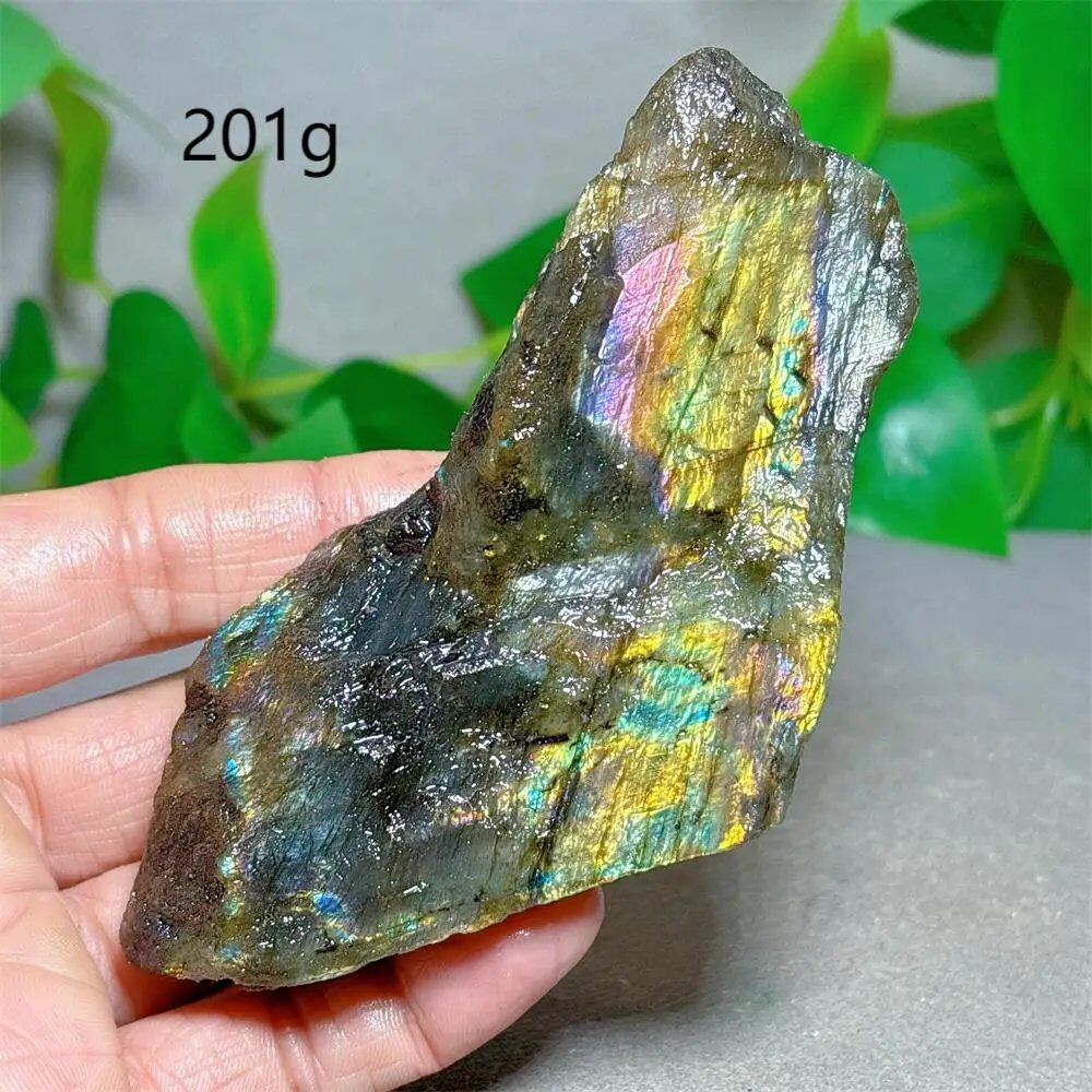 ラブラドライト 原石 クリスタル 天然石 クォーツ ミネラル インテリア 癒し スピリチュアル 愛 ガーデン 並行輸入品