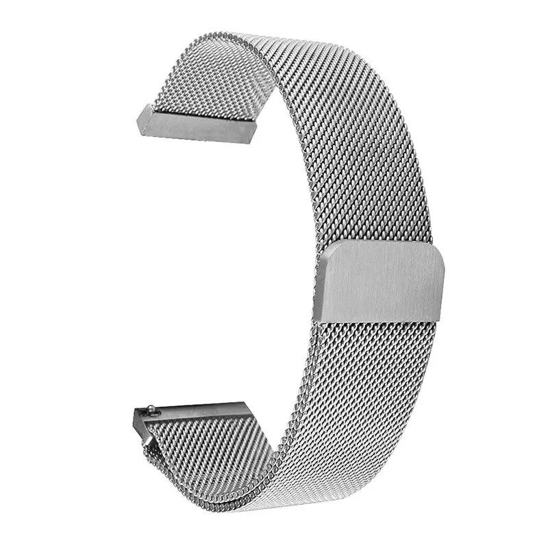 UTHAI Stainless Steel Magnetic Mesh Strap, Universal Quick Release Watch Band, 16mm, 18mm, 20mm, 22mm, 24mm, Band Color: mm, Parallel Import