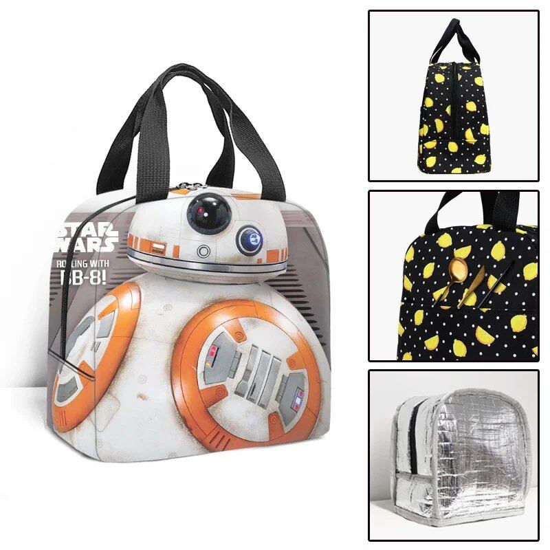 スター・ウォーズ キッズ 保冷ランチバッグ 保温トート 子供用ピクニックバッグ お弁当袋 旅行用ランチバッグ カラー:0 並行輸入品