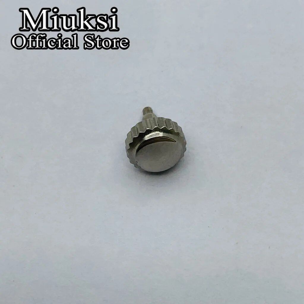 Miukushi Watch Crown, Stainless Steel, Compatible with 36mm, 39mm, and 40mm Datejust Cases (NH35, NH36, Miyota 8205, 8215, 821A, DG2813, and 3804 Movements), Parallel Import