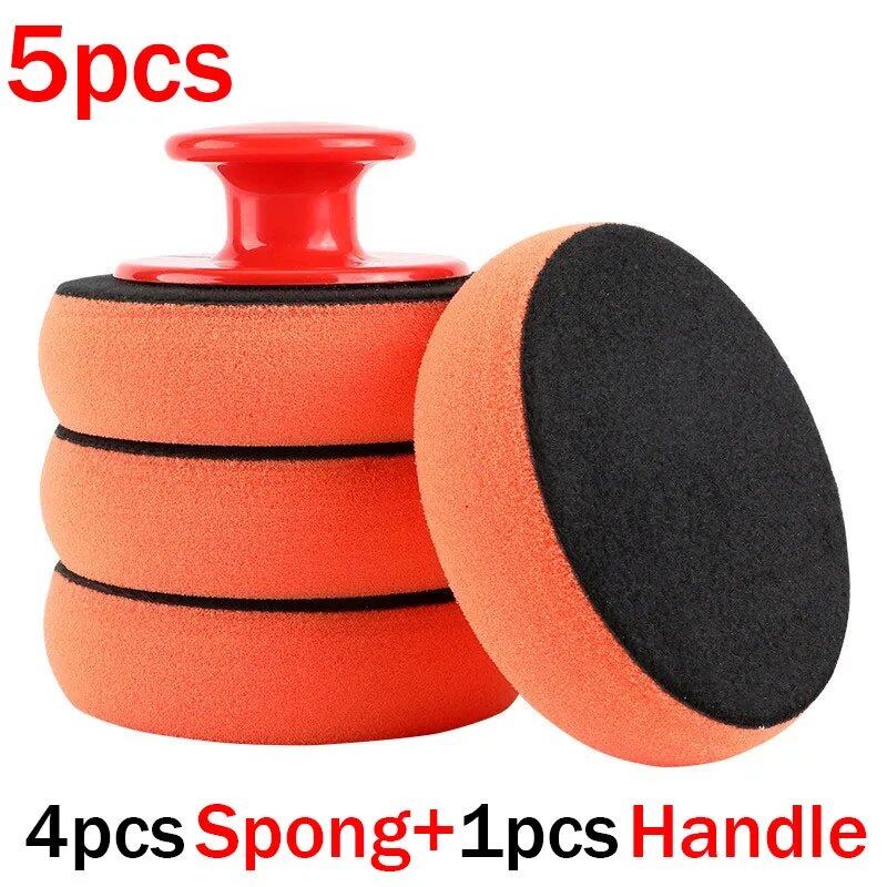 1/5 CarWox Polishing Pad Sponge Microfiber Car Cleaning Cloth Wax Sponge for Automotive Polishers (Parallel Import)