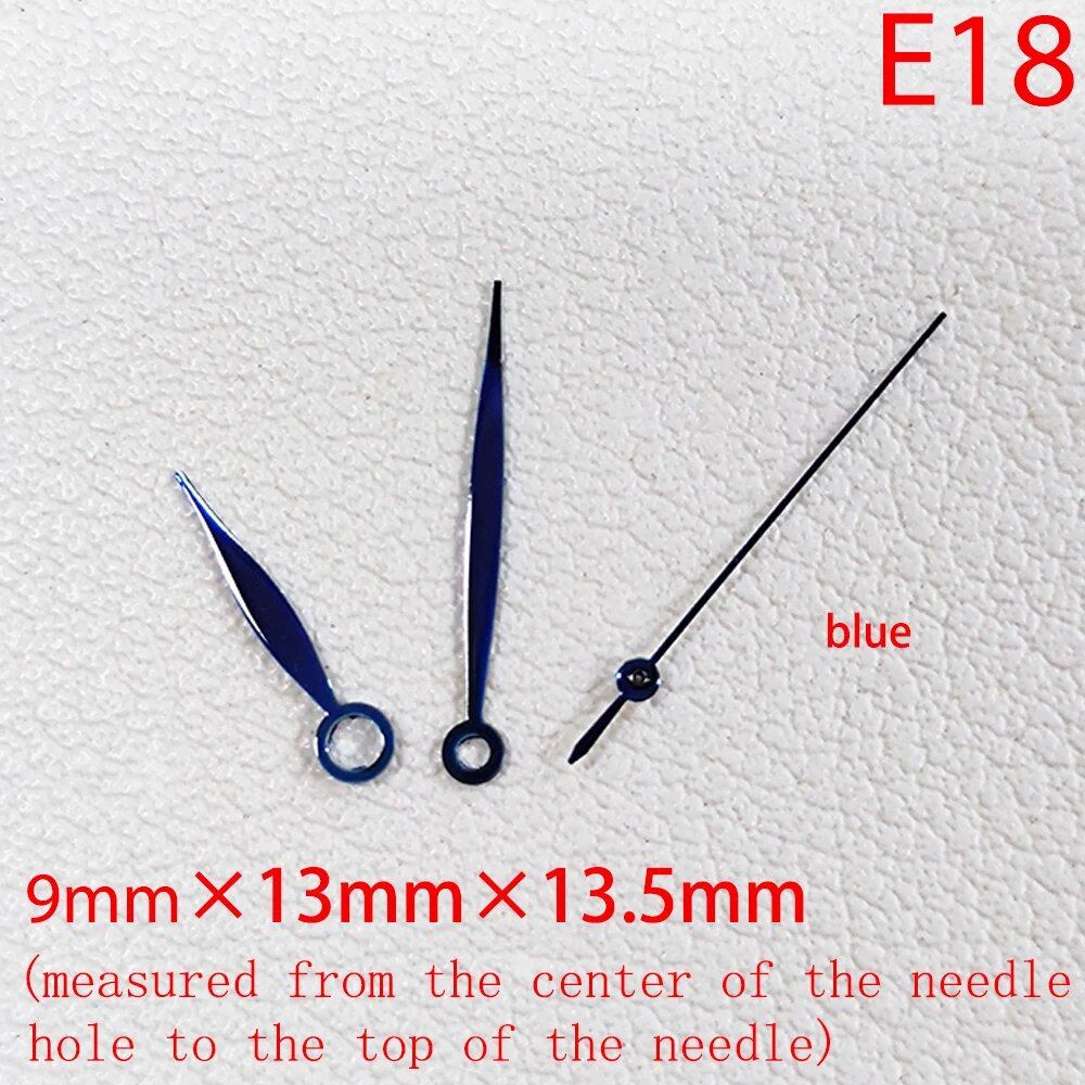 ETA Series Watch Accessories, Green & Blue Super Luminous Hands for ETA 2824, 2892, 2836, and 2834, Parallel Import