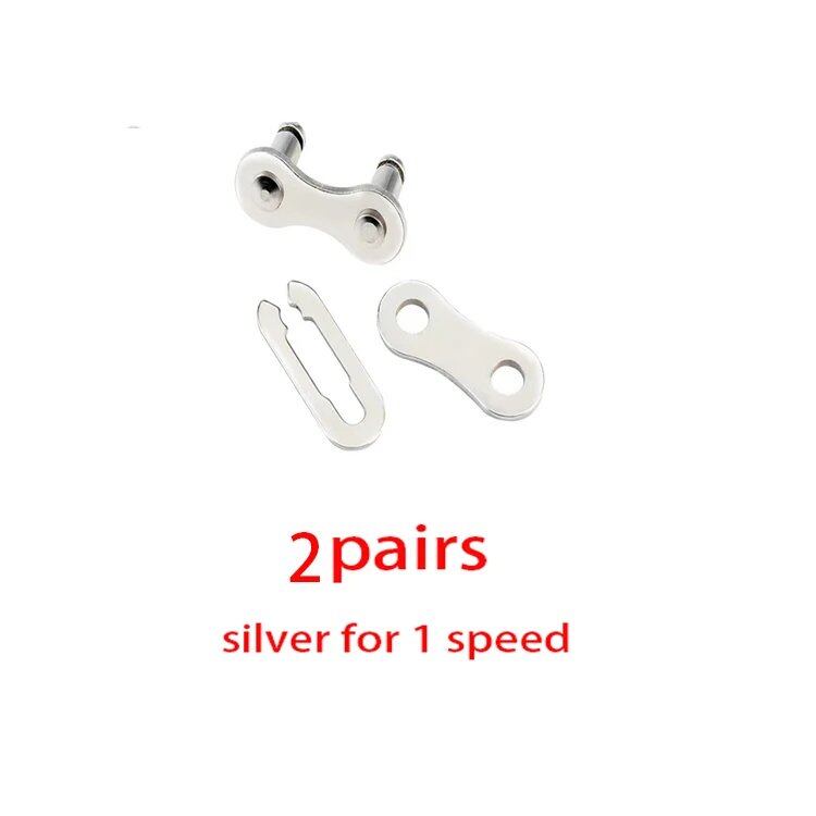 Universal Bicycle Chain Connector for 1/6/7/8/9/10/11 Speed Mountain/Road Bikes, Quick Link, Chain Master, Cycling Parts, Color: Parallel Import