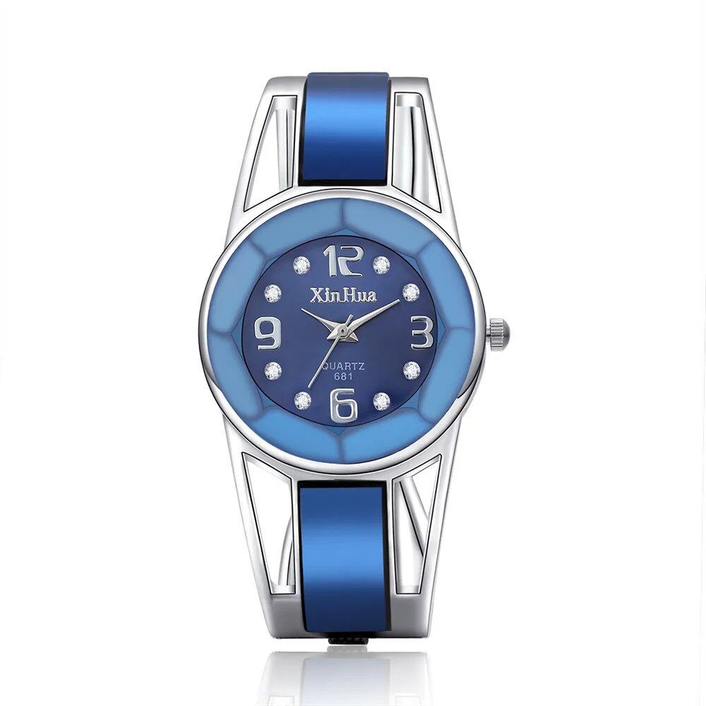 Popular Xinhua women's bracelet watch, a luxury brand with a stainless steel dial and quartz movement; Ships from: Parallel import