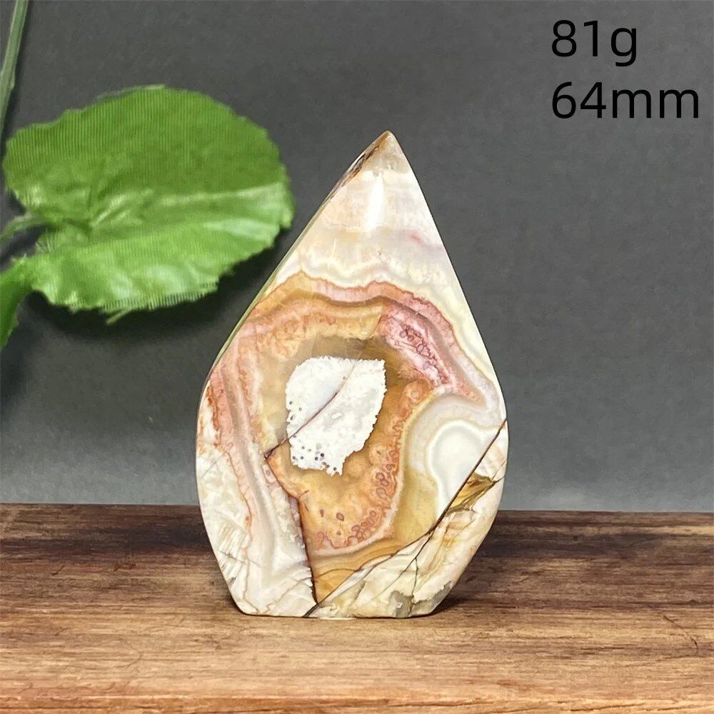 メキシコ産天然アゲートクリスタル装飾品 ホリデーギフト 瞑想チャクラエネルギー パワーストーン ミネラル ホームデコレーション カラー: 並行輸入品