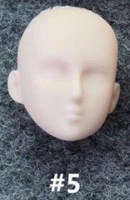 1/6 Scale Doll Head, Parts and Accessories, No Makeup Head, OB Female/Male Head, Makeup Practice, DIY, Obitsu 27, Parallel Import