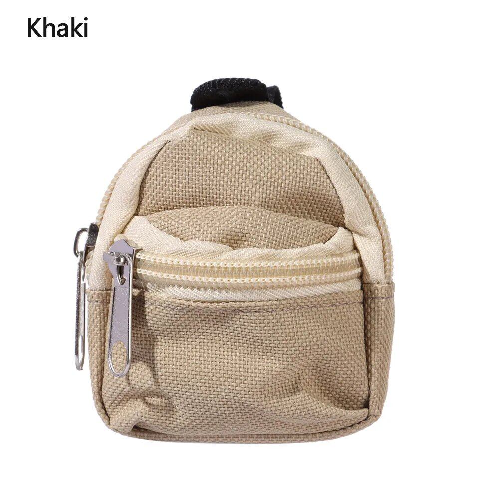 1/6 Scale Miniature Bag Toy for BJD Dolls, Cute Floral School Bag, Dollhouse Decor, Backpack, Doll Clothes Accessory, Parallel Import