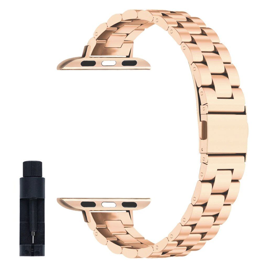 Apple Watch用 ステンレススチール メタルバンド 40mm 38mm 41mm 42mm 44mm 45mm 49mm 対応モデル:iwatch Series Ultra/9/8/7/6/5/4/3/2/1/SE バンドカラー:mm 並行輸入品