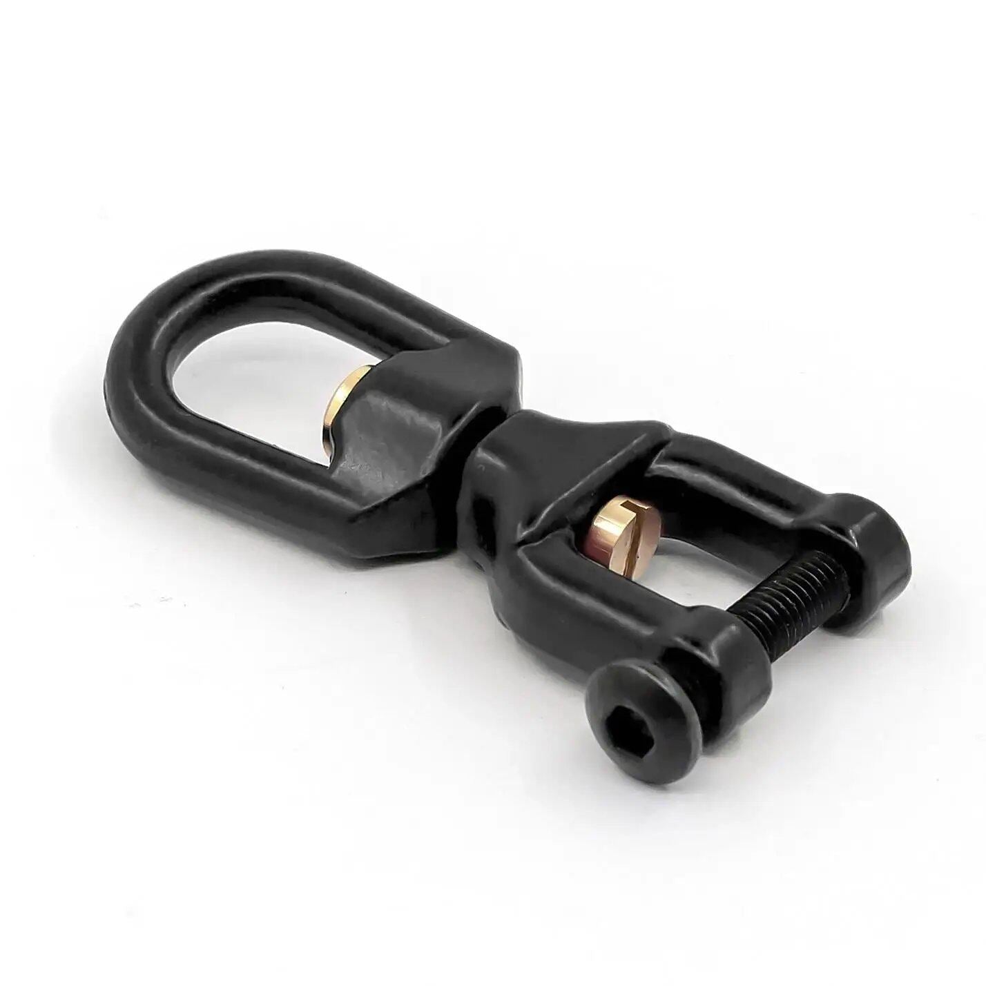 Metal Trailer Towing Buckle, Tow Shackle Hook Decoration for 1/10 Scale RC Rock Crawlers - Compatible with Axial SCX10, Traxxas TRX4, D90, and YIKONG D110 (Imported)