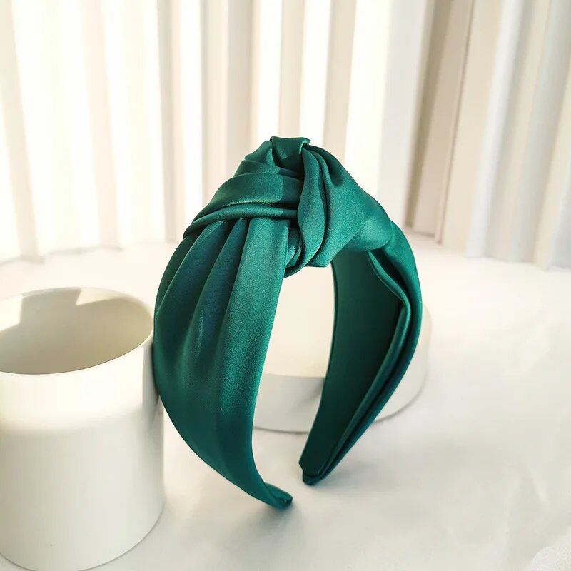 Satin Big Knot Hairband Headband Accessory for Women Wholesale Parallel Import
