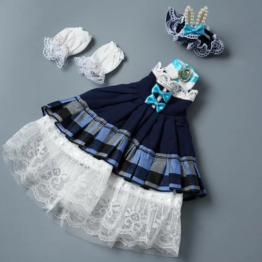 1/6 BJD Doll Accessories Dress for Girls, Toy Gift, Color Matching, Cute Decoration, Small Clothes, Color: ; Size: Doll Not Included, Parallel Import