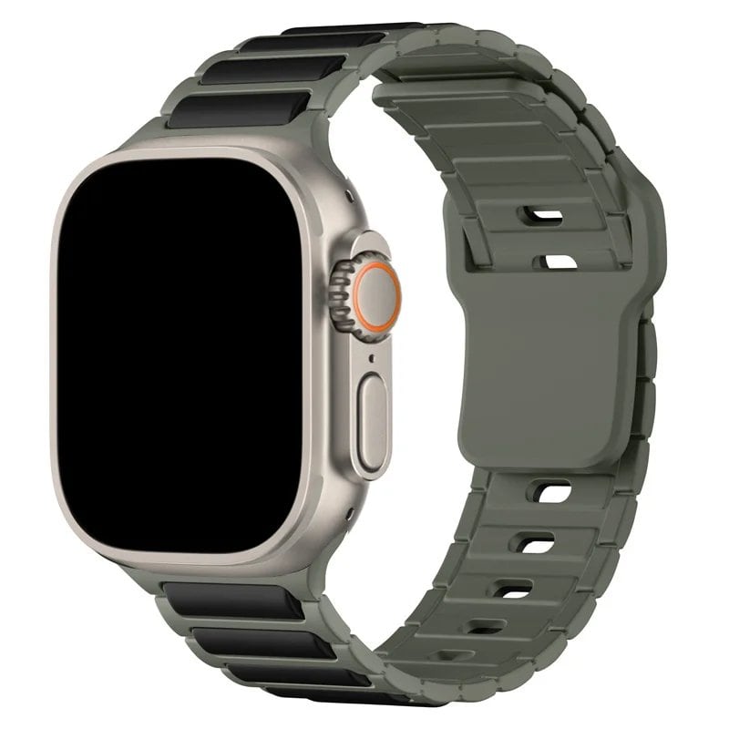Apple Watch用シリコンバンド(対応機種:Series 9/8/7/6/5/SE/Ultra 2、サイズ:38mm/40mm/42mm/44mm/45mm/46mm/49mm) バンドカラー:mm 並行輸入品