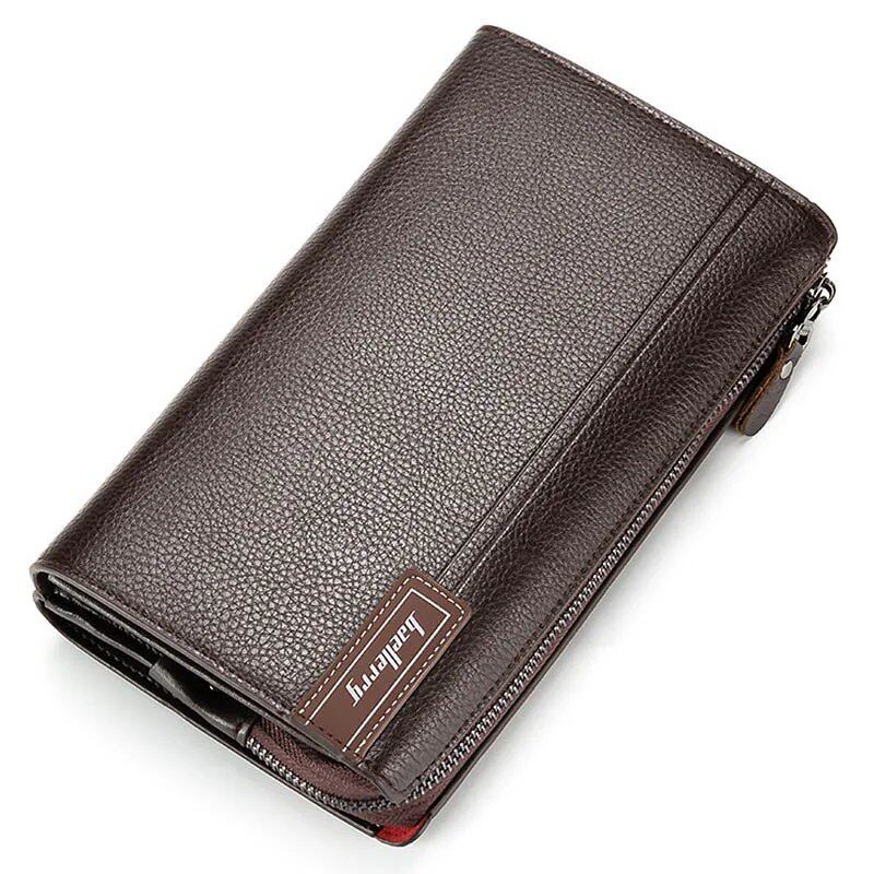 Baererie Men's Phone Bag, Wallet, Classic Handbag with Credit Card Holder and Passport Pocket, Multifunctional Men's Clutch Wallet, Parallel Import