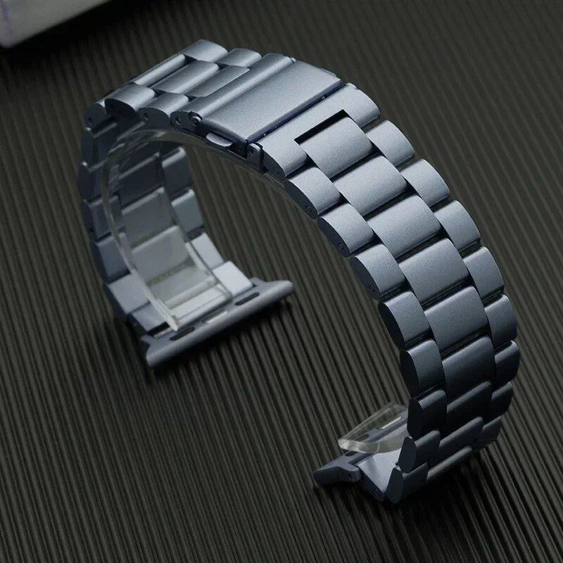 Stainless Steel Metal Band for Apple Watch 46mm, Ultra 49mm, and Business Wristband - Compatible with iWatch 10/9/8/5/4/SE/42mm, Band Color: mm, Parallel Import