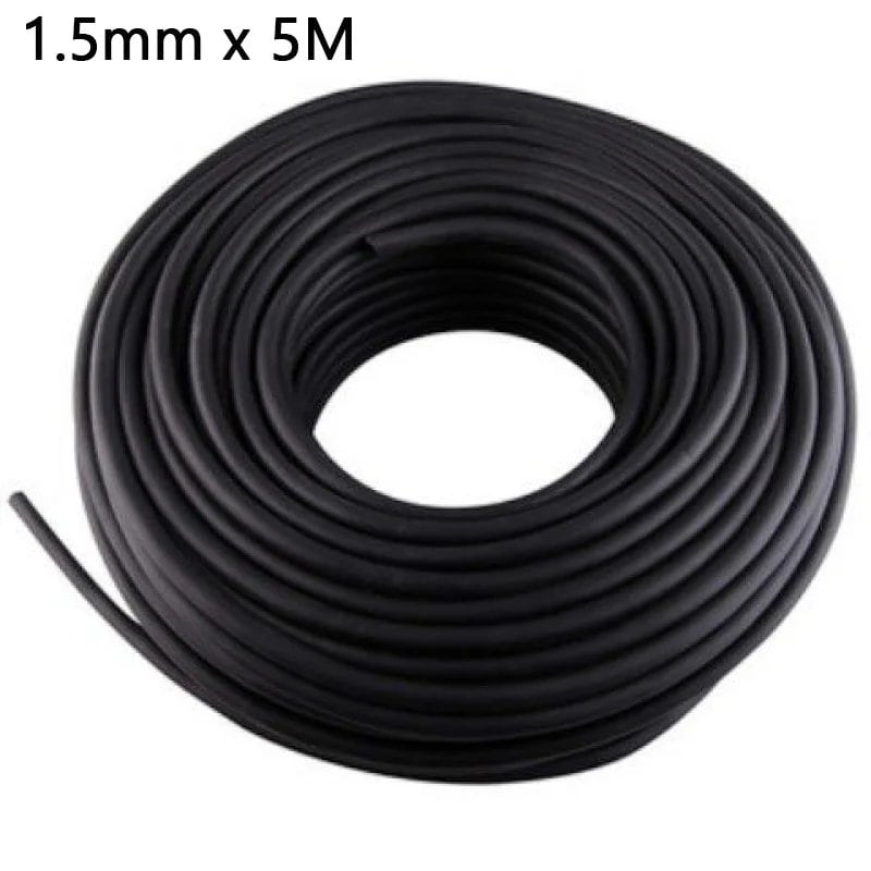 0.8mm x 5 Meters, Black Aluminum Bonsai Wire, 0.8mm, 1mm, 1.5mm, 2mm, 3mm, 3.5mm, for Plant Shaping, DIY Gardening Tool, Parallel Import