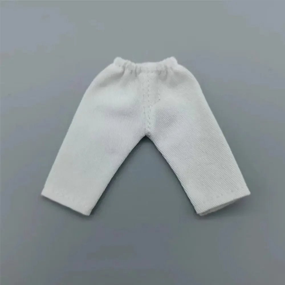1/11 OB11 Doll Denim Pants, 1/12 BJD/GSC Doll T-Shirt, Mini Cute Doll Pants, DIY Doll Accessories, Fashion Doll Clothes, Parallel Import