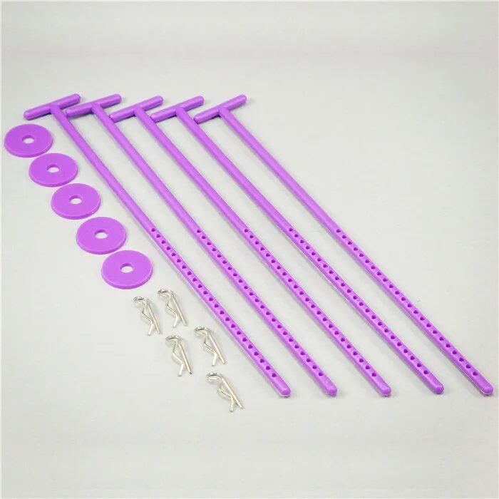 Set of 5 Plastic Tire Holders for 1/8 & 1/10 RC Cars, Hobby Model Accessories, Convenient Tire Storage, Parallel Import