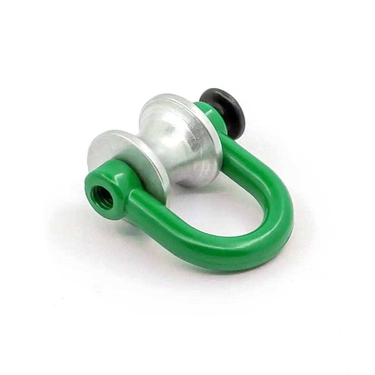 Metal Trailer Towing Buckle, Tow Shackle Hook Decoration for 1/10 Scale RC Rock Crawlers - Compatible with Axial SCX10, Traxxas TRX4, D90, and YIKONG D110 (Imported)