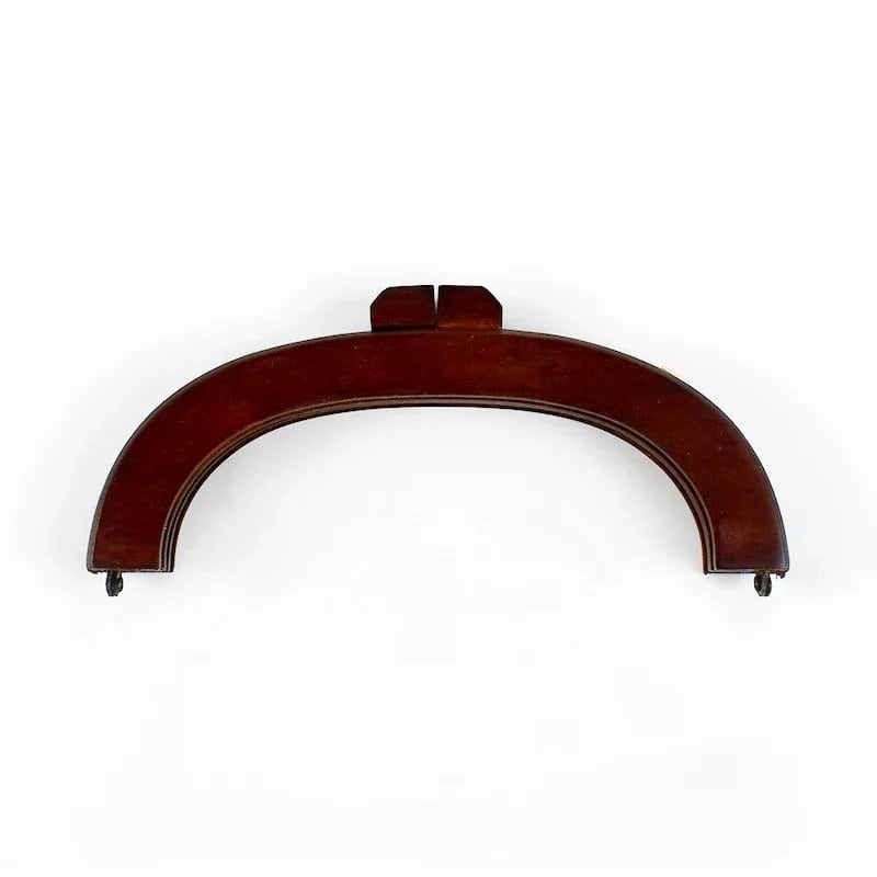 1/2 Piece Deep Peel 20/25cm Wooden Bag Handles, Purse Frames, Kiss Clasps, Handbags, Wallets, DIY Handmade Sewing Brackets, Size 2, Parallel Import