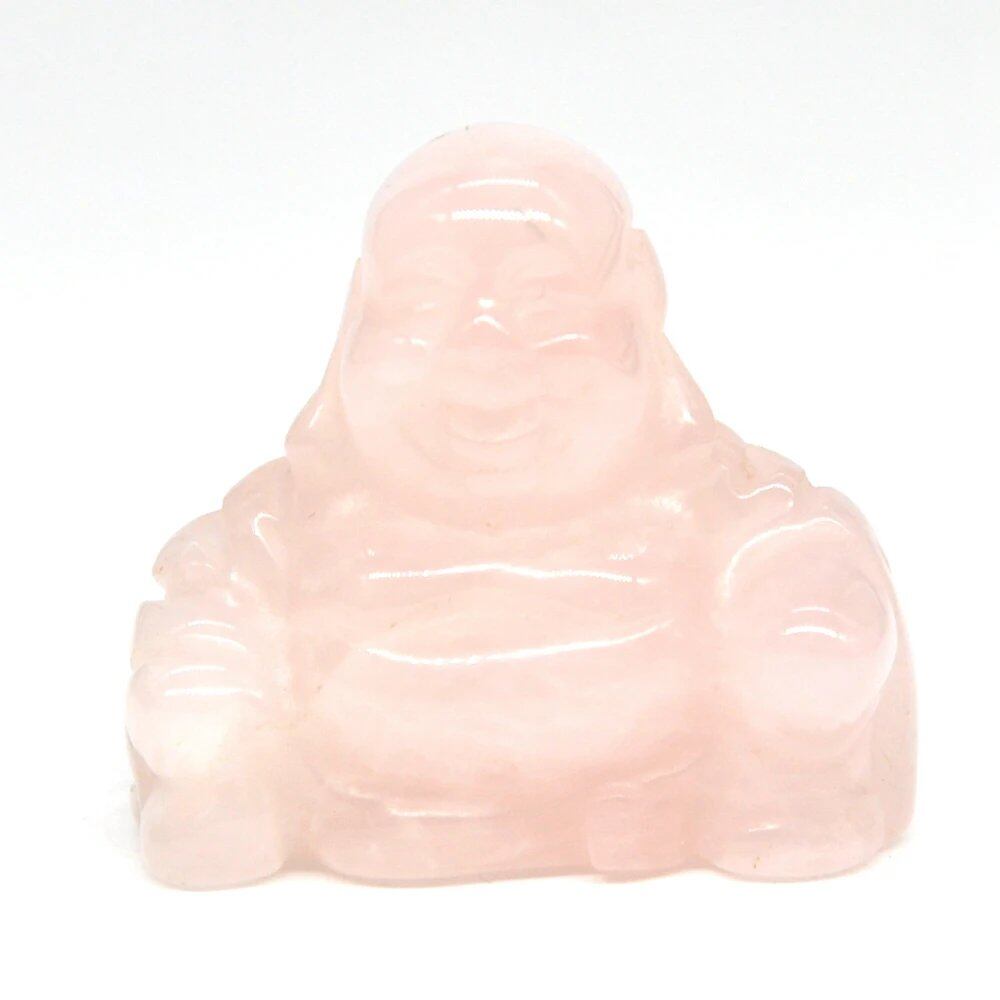 1.2-inch Buddha Statue, Natural Healing Crystal Reiki Chakra Figurine, Spiritual Stone Sculpture, Home Decor, Parallel Import