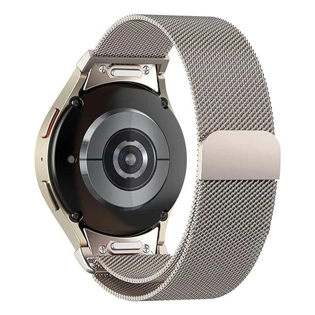 サムスンギャラクシーウォッチ7/FE/6/5/4/クラシック/Pro用 45mm 44mm 40mm マグネット式リストバンド 隙間なし 交換用ストラップ バンドカラー:;発送元: 並行輸入品
