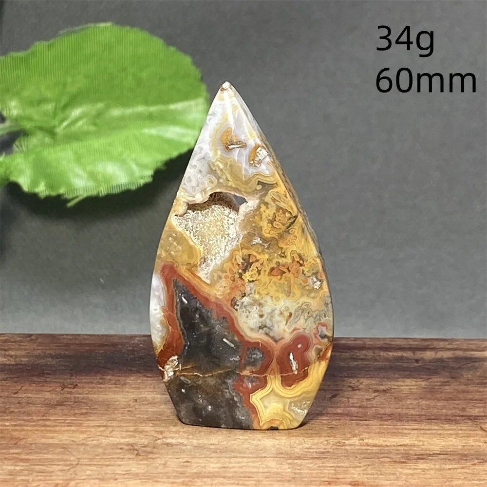 メキシコ産天然アゲートクリスタル装飾品 ホリデーギフト 瞑想チャクラエネルギー パワーストーン ミネラル ホームデコレーション カラー: 並行輸入品