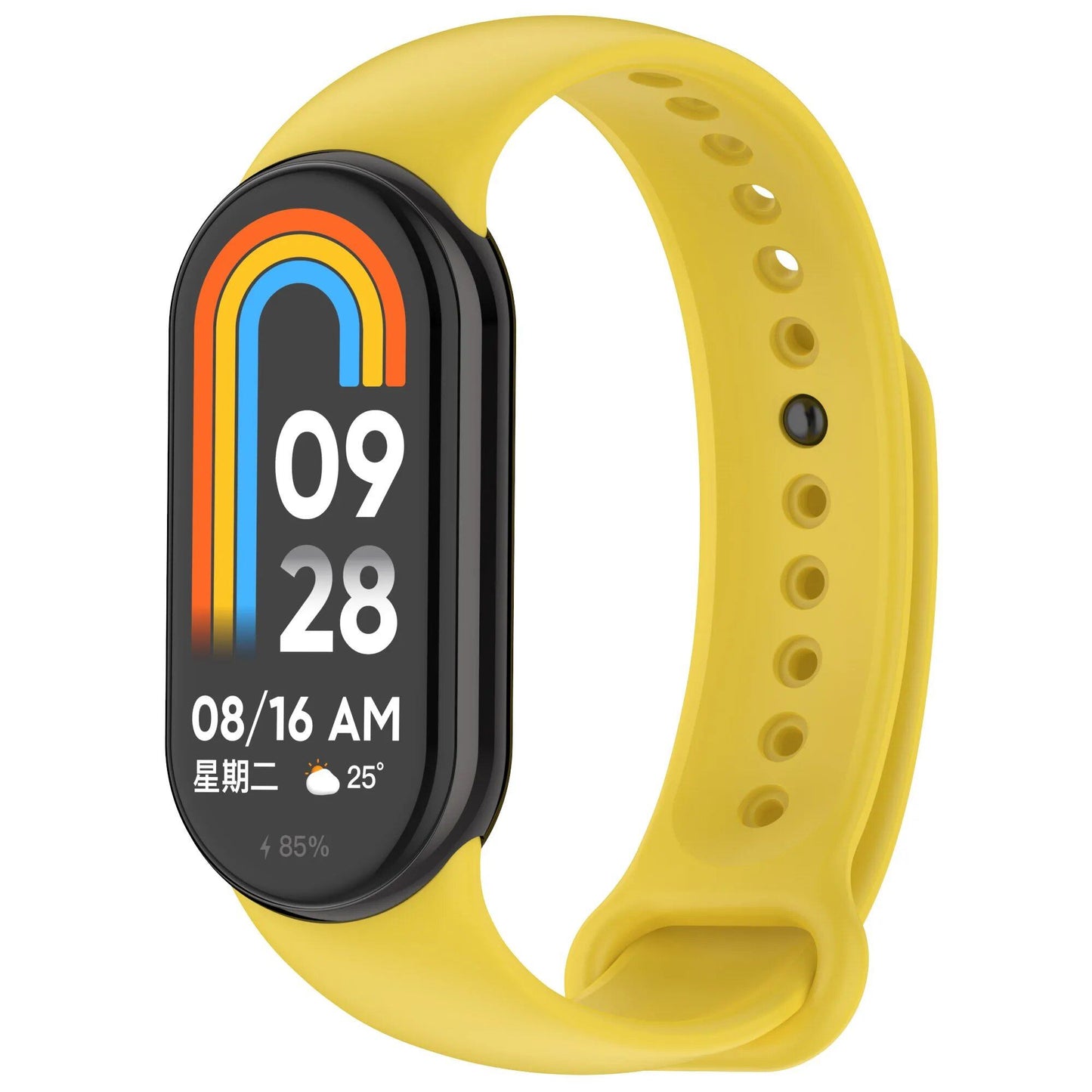 Xiaomi Mi Band 8/9用シリコンバンド 交換用ソフトリストバンド ストラップ ベルト アクセサリー バンドカラー:バンド幅 並行輸入品