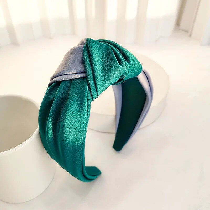 Satin Big Knot Hairband Headband Accessory for Women Wholesale Parallel Import