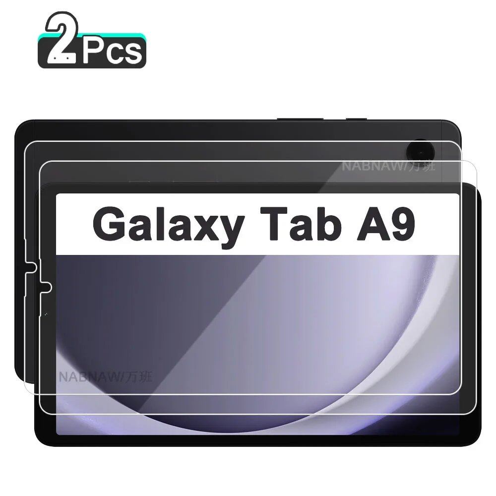 サムスン Galaxy Tab A9 8.7インチ SM-X110/SM-X115用 HD スクラッチ防止 強化ガラス 画面保護フィルム オイルコーティング加工 2枚セット カラー:2P-タブA9 8.7インチ 並行輸入品