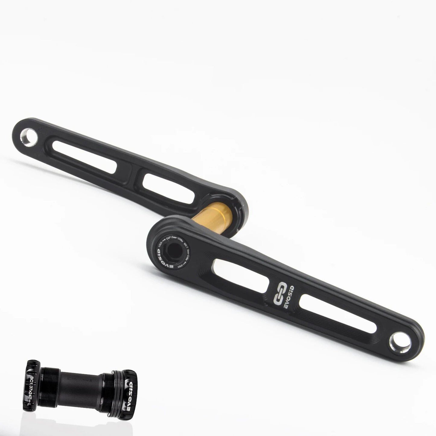 EVOSID BCD110 130 Crankset for Ultra-Lightweight Road Folding Bikes, Hollow Tech Cranks, 165, 170, 175mm, CNC Machined, 5-Pawl Bicycle Chainring, Parallel Import