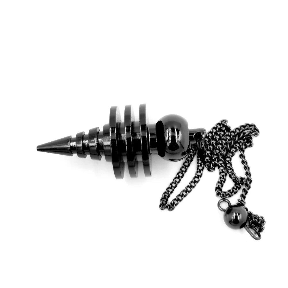 Copper Metal Pendulum, Dowsing Pendulum, Spiritual Divination Healing Tool, Wiccan Balancing Tip Cone Pendant, Parallel Import