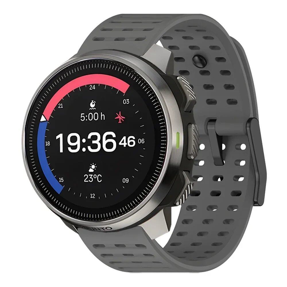 22mm Silicone Watch Strap for Suunto RACE S / Ocean / Vertical - Replacement Watch Strap for Suunto 5 / 9 Peak Pro. Band Color: 22mm; Band Width: Parallel Import
