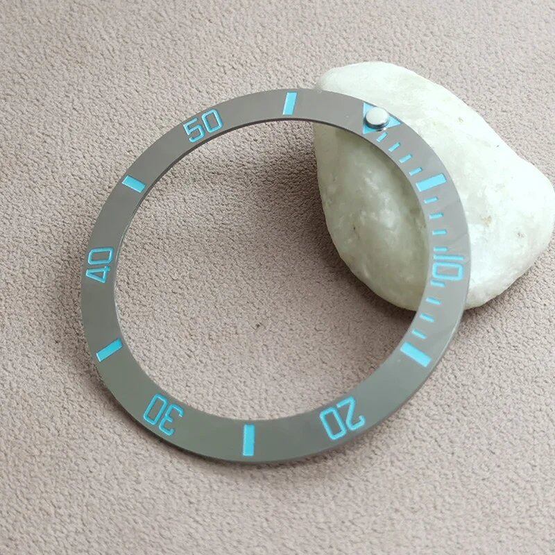 38mm Ceramic Bezel Insert for SKX007, SKX009, SRPD Compatible Watch Cases, NH35, NH36 Movements, Men's Watch Repair Part, Parallel Import