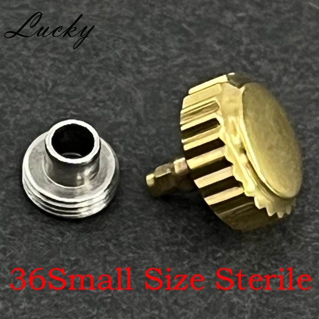 High-quality NH35, NH36, S-Crown, High-quality Log Case Crown, Compatible with NH34 and NH35, Waterproof Watch Replacement and Repair Tool Kit, Color: Parallel Import