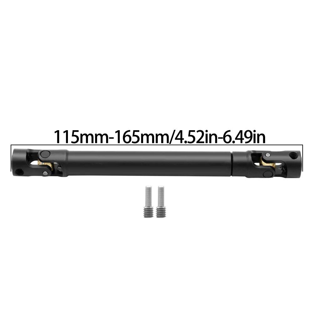 1/10 Scale RC Car Metal Internal Gear Drive Shaft Universal Joint Compatible with Axial SCX10 Gladiator YK4082 TRX4 TF2 D110 Crawlers (Color: Imported)